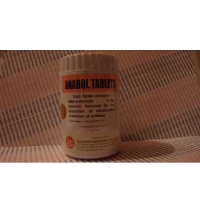 Anabol (Methandienone) British Dispensary, 1000 tabs / 5 mg
