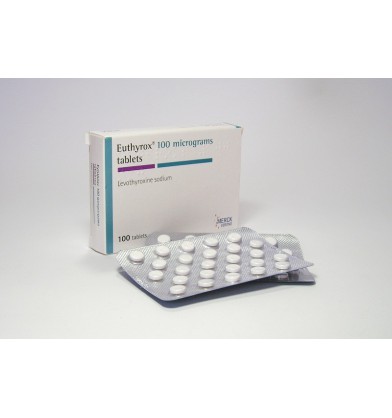 Euthyrox 100 (levothyroxine natrium - T4) 100tabs/100mcg, Merck