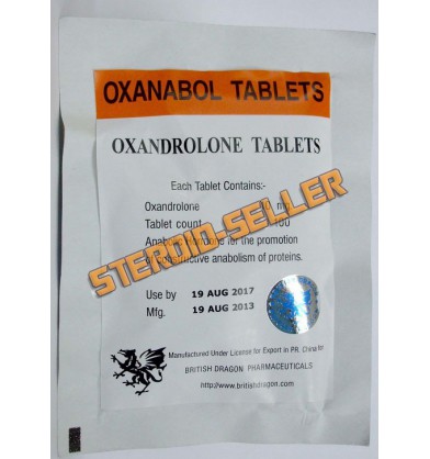Oxanabol (Oxandrolone) British Dragon, 100 tabs / 10 mg