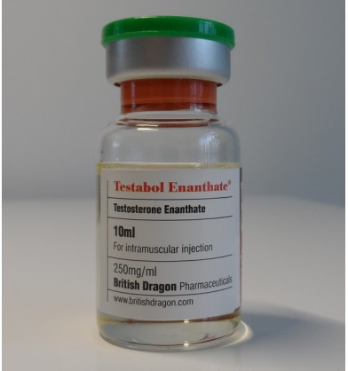 Testabol Enanthate (Testosterone Enanthate) British Dragon, 250 mg / ml, 10 ml