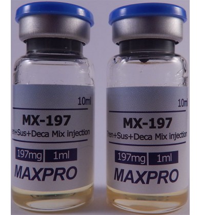 MX 197, Nandrolone, Trenbolone, Testosterone blend, Max Pro, 197 mg/ml 10 ml
