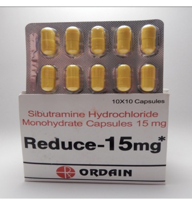 Reduce  (Sibutramine Hydrochloride Monohydrate) ORDAIN, 100tabs / 15mg