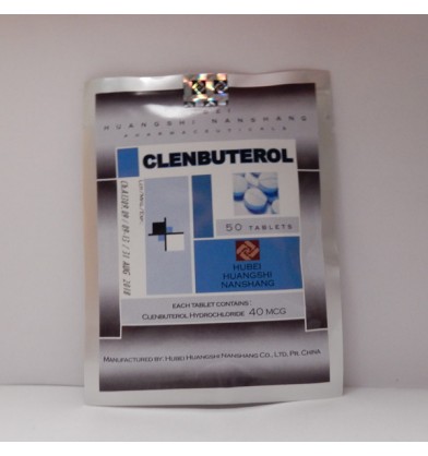 Clenbuterol Hubei 40 mcg/tab. (50 tablets)